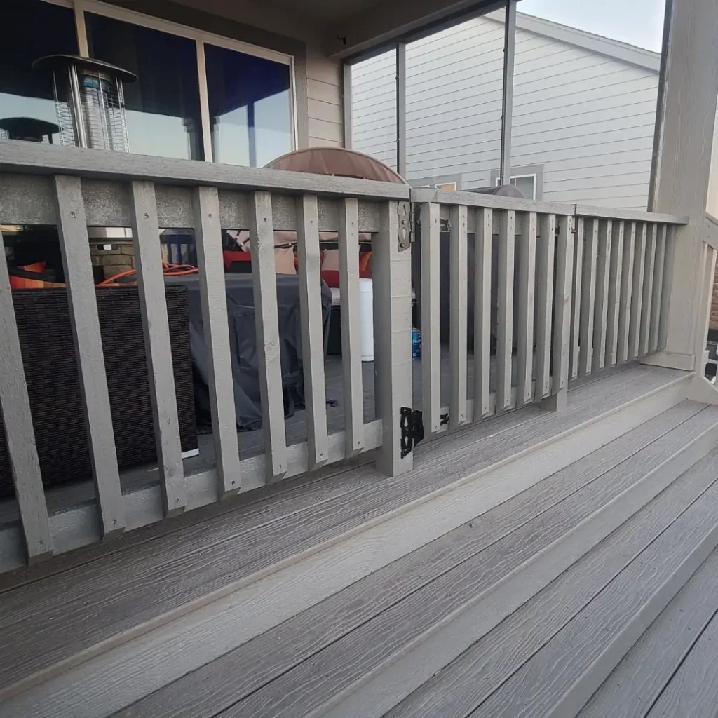 Gated Deck Railing