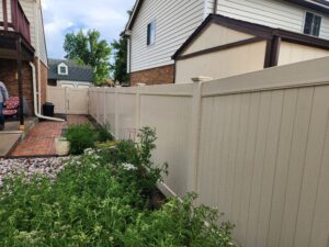 Vinyl fence and gate