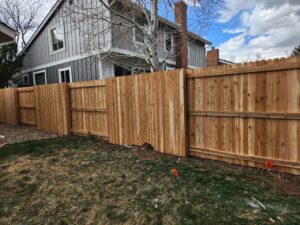 Good Neighbor style fence