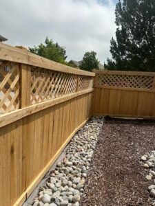 CRC Japanese cedar fence bowing out