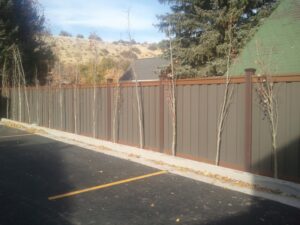 multi-color Trex fence