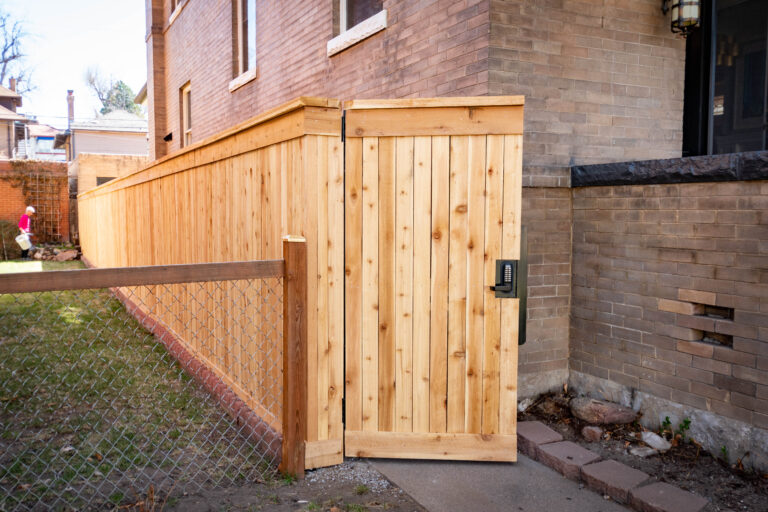 Manual gate with keypad Denver CO