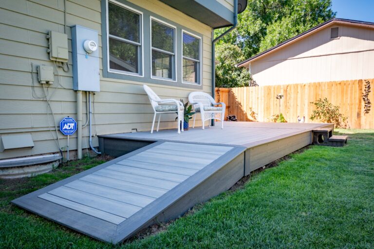 Trex deck with ramp, Broomfield CO