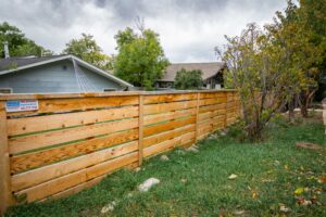 Cedar horizontal fence Boulder