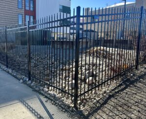 Commercial ornamental iron fence Lakewood