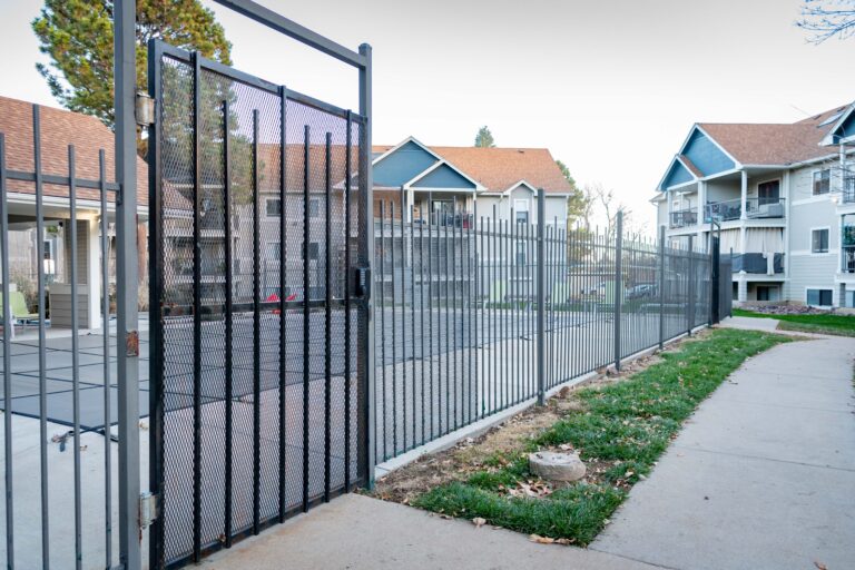 Commercial iron pool gate keyless lock Belmar Lakewood