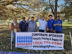Integrity Fencing staff at Thanksgiving event
