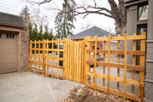 Custom cedar fence and gate