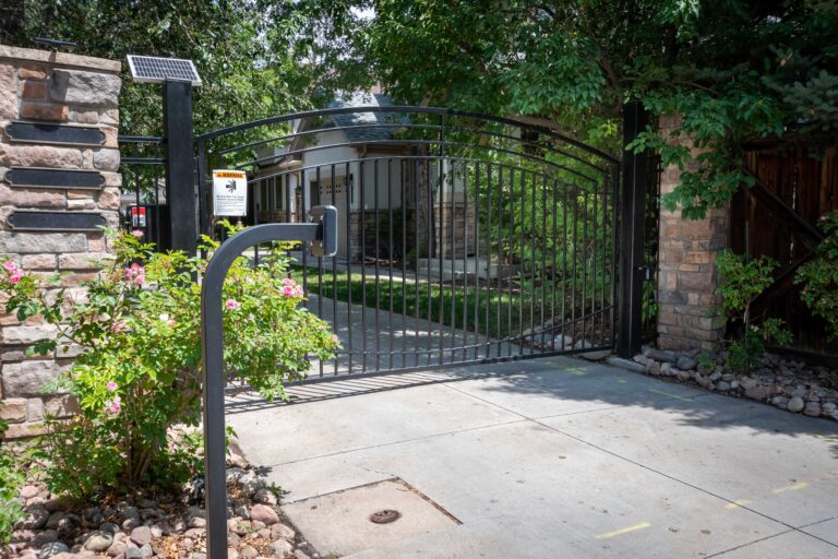 Solar Automated Gate with Keypad - Denver