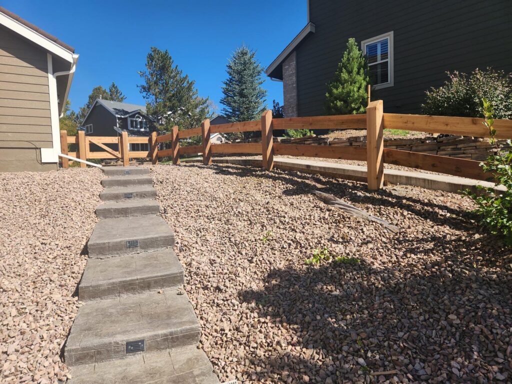 24 cedar split rail fence littleton5