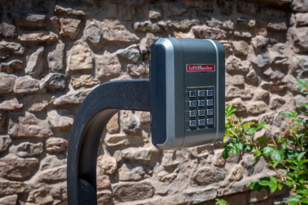 automated gate keypad
