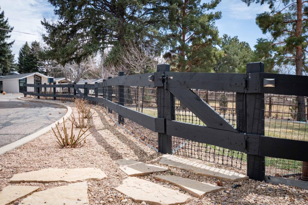 black cedar split rail