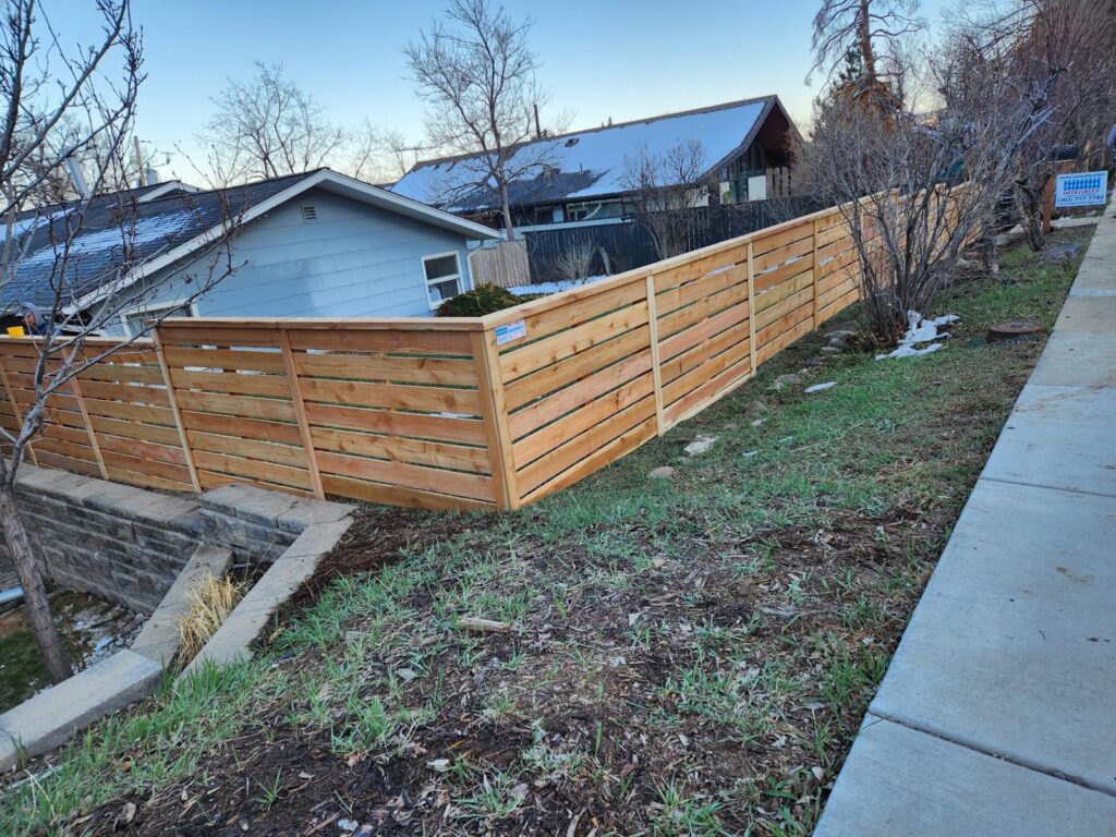 horizontal cedar boulder
