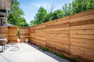 Horizontal Privacy Fencing