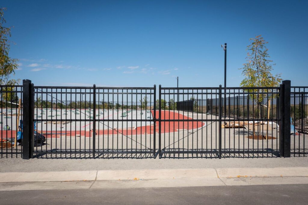 iron swing gate