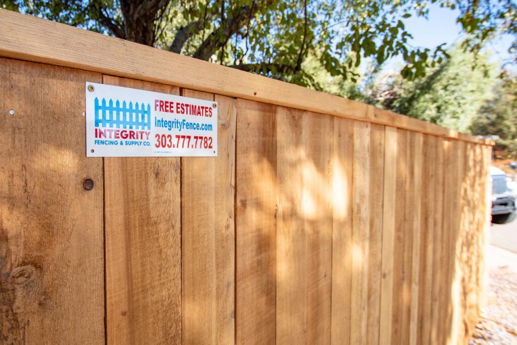 ken caryl hoa cedar fence