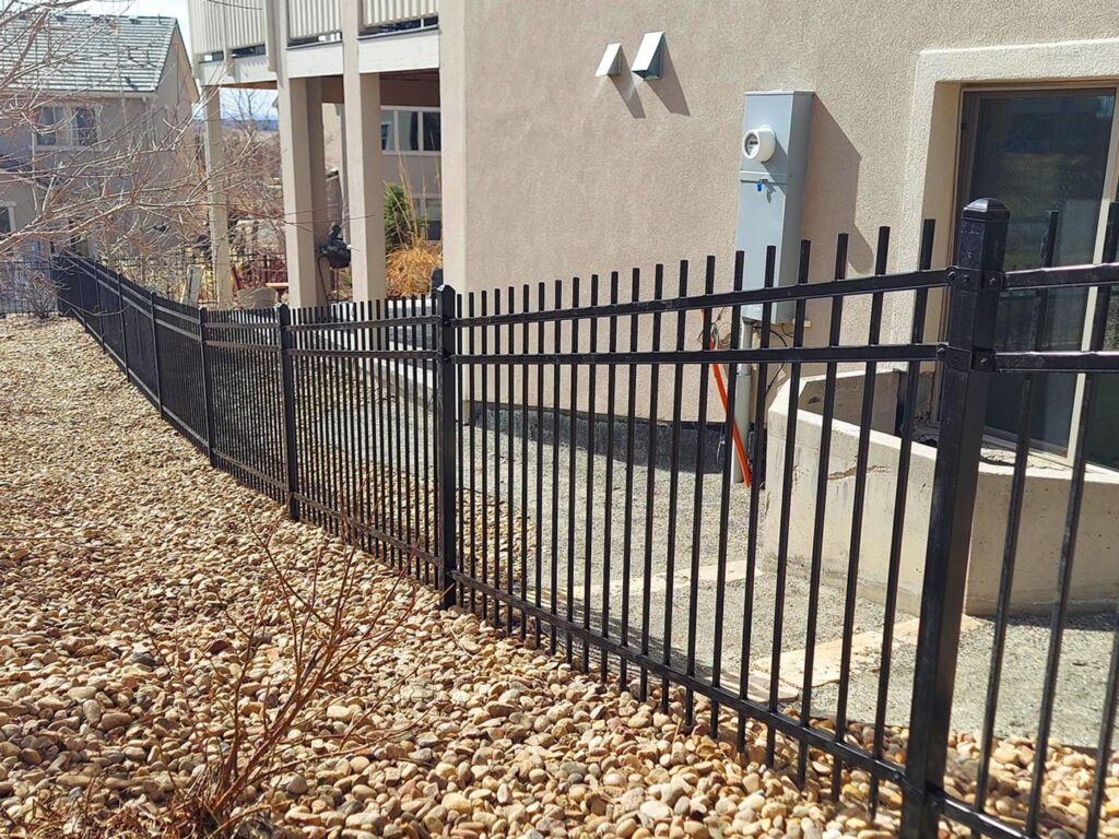 new onamental iron fence