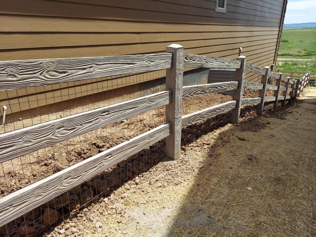 precast concrete wood texture
