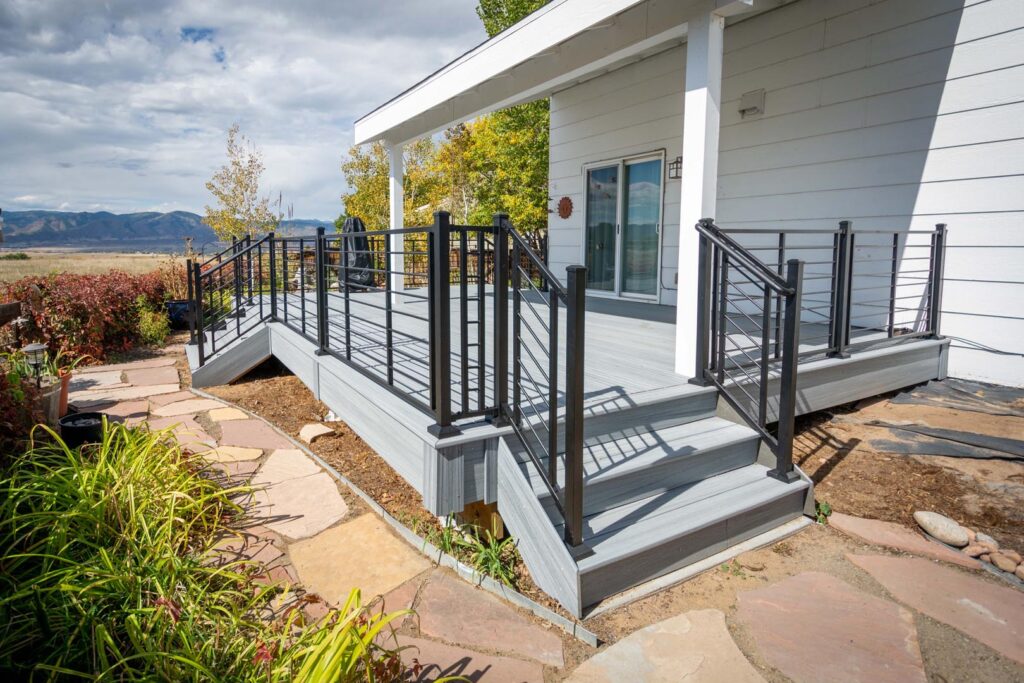 Trex Deck with Fabricated Steel Railing