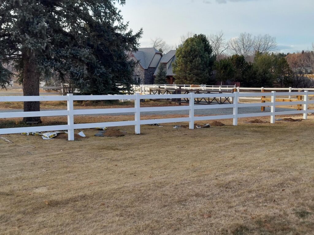 vinyl post and rail