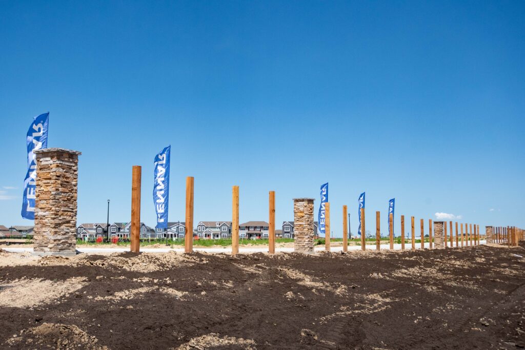 Lennar East Creek Cedar with Stone Column