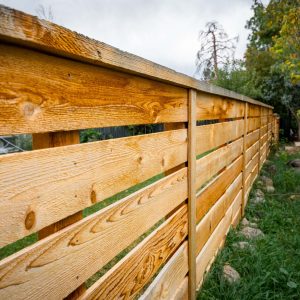 Cedar horizontal fence Boulder