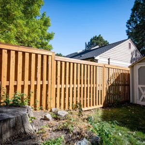 Cedar alternating pickets fence Littleton