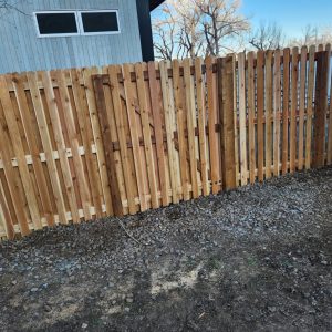 Cedar alternating pickets Boulder CO