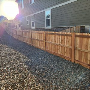 Cedar fence Castle Rock