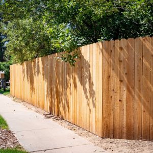 Cedar fence, Broomfield