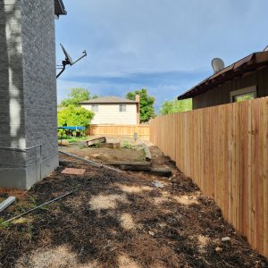 Cedar fence in Morrison CO