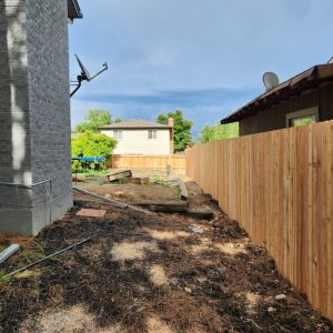 Cedar fence in Morrison CO