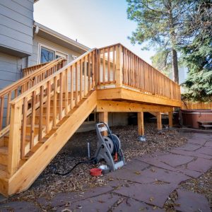 Cedar Deck Stairs - Morrison, CO