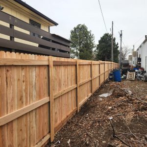 Cedar with Steel Posts - Complete