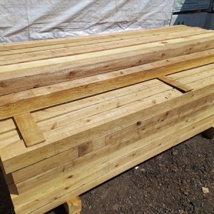 Cedar fence posts