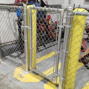 Interior Chain Link Commercial Fence with Gate