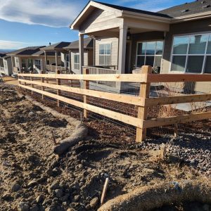 Cedar open rail with wire Littleton CO