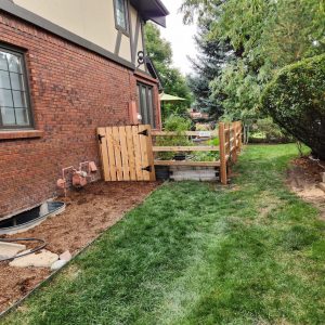 Cedar split rail with gate Littleton CO