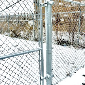 Commercial Manual gate chainlink double drive gate Denver