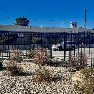 Commercial ornamental iron fence Lakewood