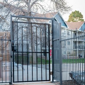 Commercial iron pool gate keyless lock Belmar Lakewood
