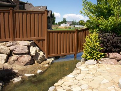 Trex fence multi-level over water
