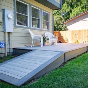 Trex deck with ramp, Broomfield CO